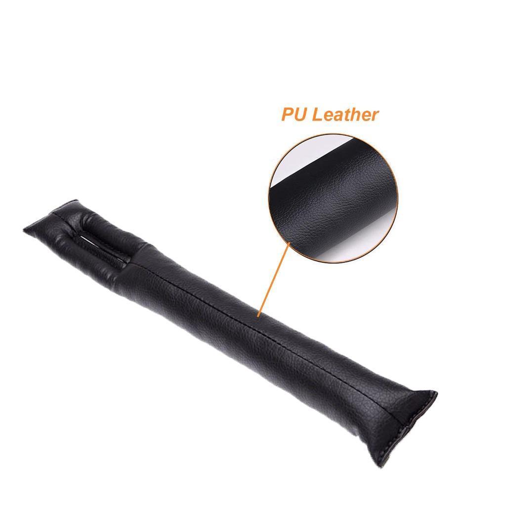 2Pieces Car Seat Gap Filler Stop Things Dropping PU Leather for Car SUV