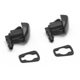2x Windshield Washer Nozzle Kit fit for 2005-2016 Jeep Grand Cherokee, 2005-2013 Chevy Malibu, 2005-2010 Pontiac G6, 2007-2010 Saturn Aura, Replacement for 55372143AB, 15247800, 55156427AB, 55079049AA