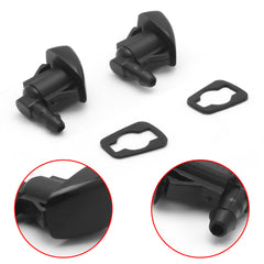 2x Windshield Washer Nozzle Kit fit for 2005-2016 Jeep Grand Cherokee, 2005-2013 Chevy Malibu, 2005-2010 Pontiac G6, 2007-2010 Saturn Aura, Replacement for 55372143AB, 15247800, 55156427AB, 55079049AA