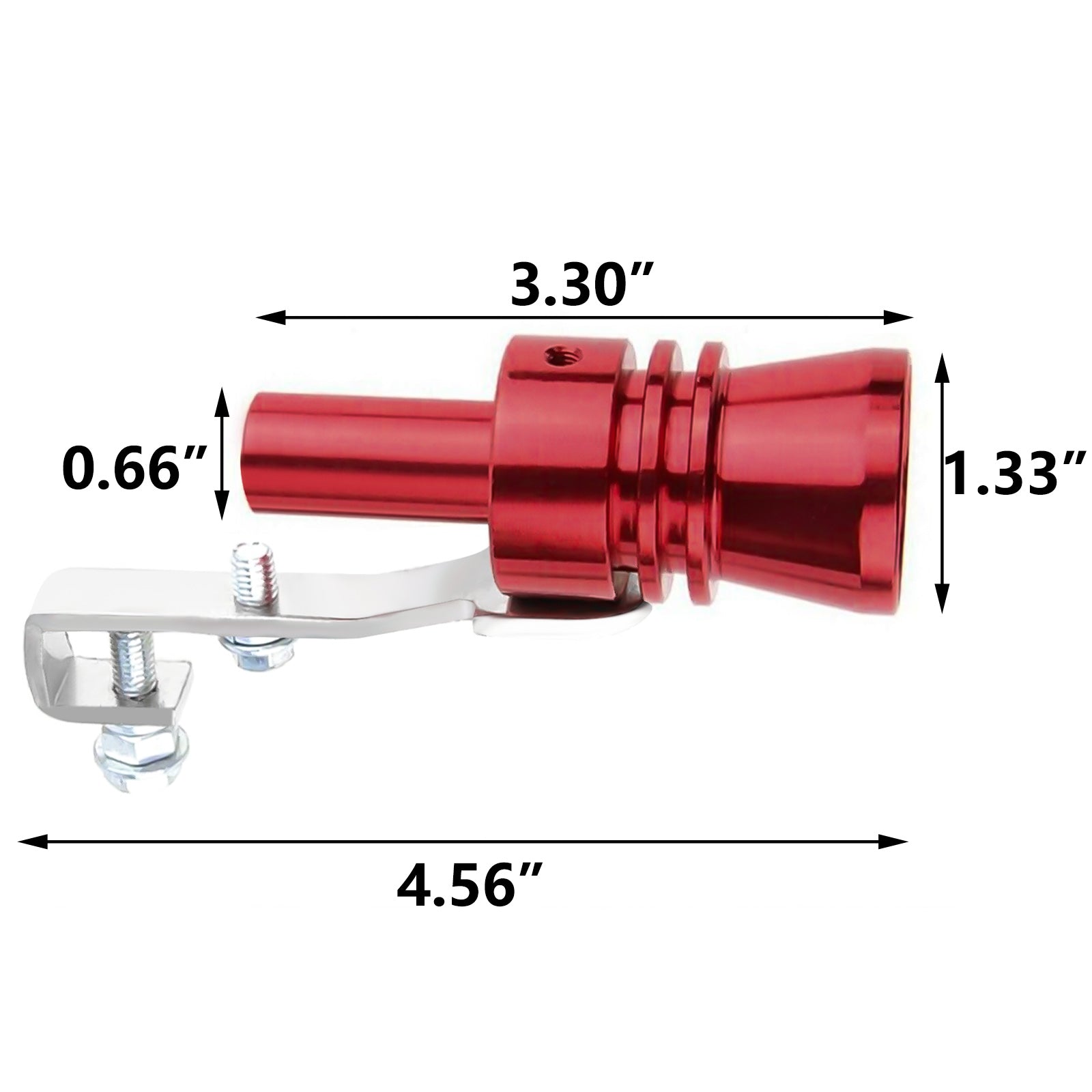Turbo Sound Whistle Exhaust Pipe Tailpipe Blow Off Valve Aluminum Size  44-55mm – Car Shine Systems