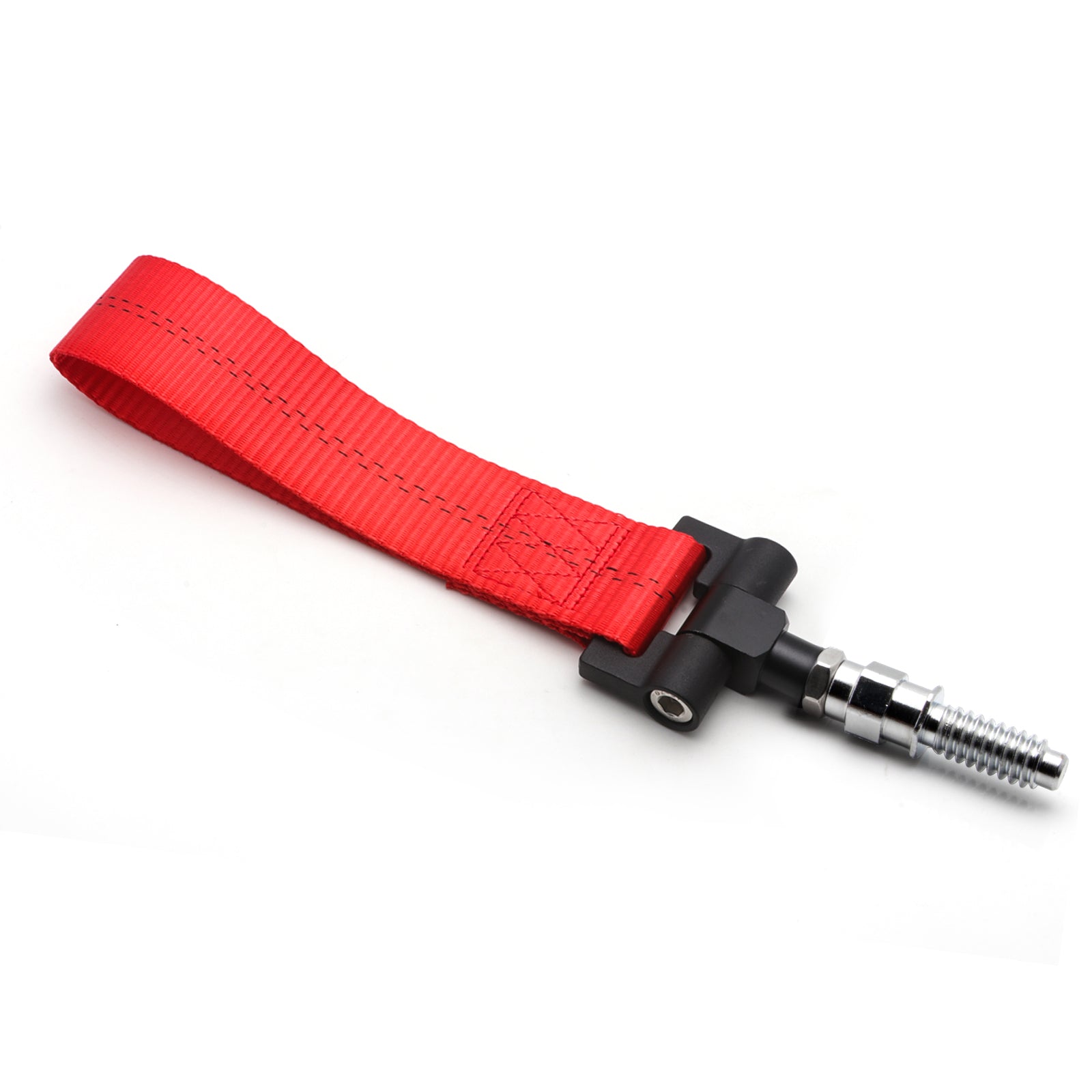 Blue / Black / Red JDM Style Tow Hole Adapter with Towing Strap for BM