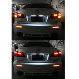 2x LED Red Lens Bumper Taillight Reflector Brake Lights For Lexus Toyota