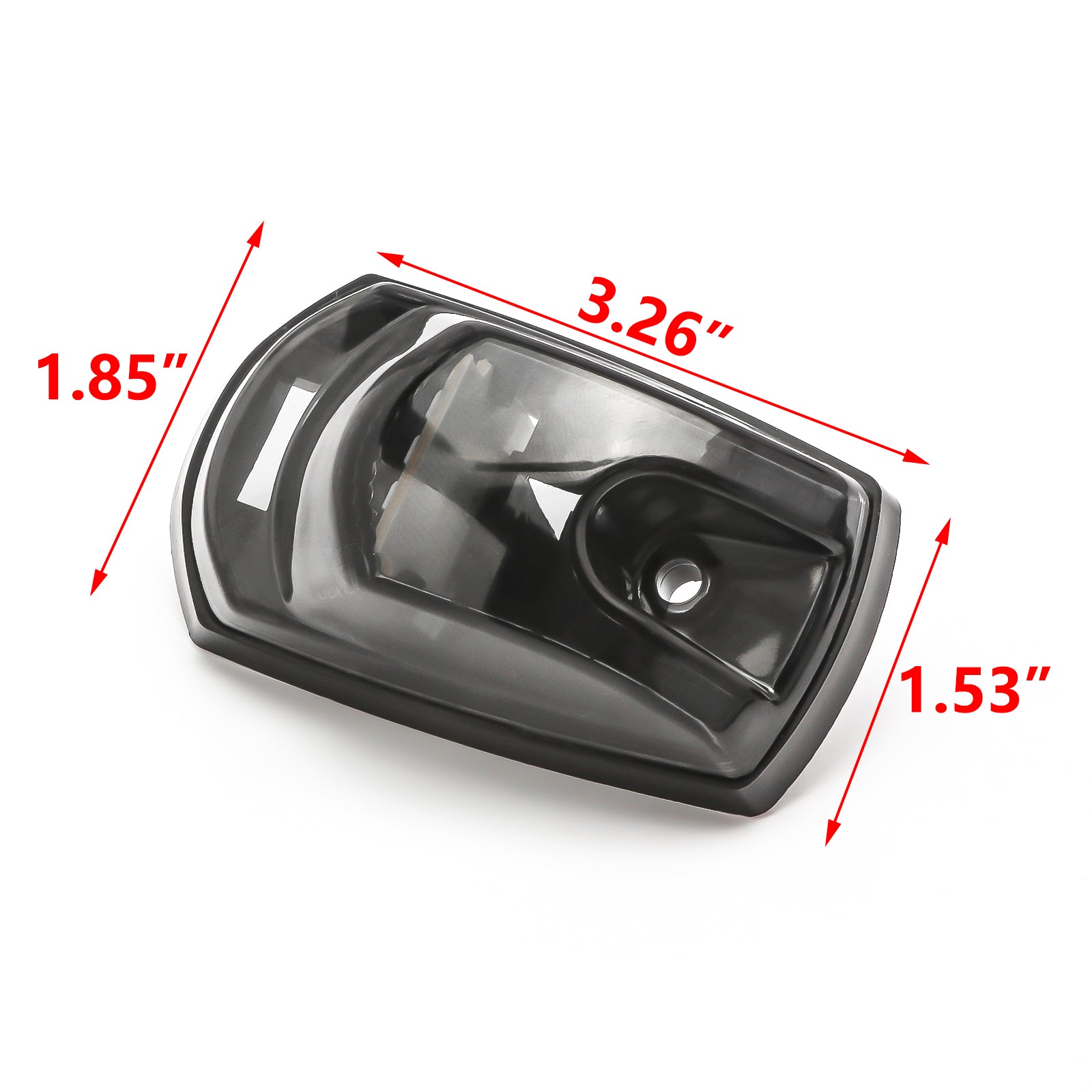 Smoked Lens White LED Cab Roof Clearance Running Light Lamp For