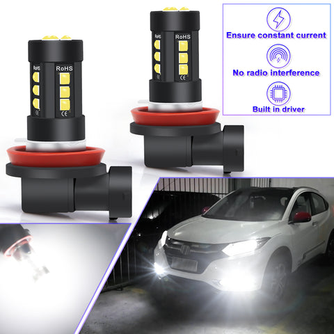 9006 6000K White 3030 SMD LED Fog Light Bulbs For Dodge Ram 1500 2500 3500