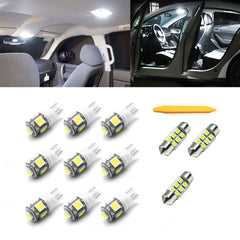 12x White LED Interior Light Package Kit For Toyota Camry 2007-2014 with sunroof