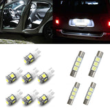 White LED Lights Interior Dome Map Package Kit for Honda CRV 2013-2019 2020 CR-V r Chevy Malibu 2016 2017 2018