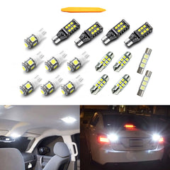 White LED Interior + Reverse Light Bulbs Package Kit for Nissan Titan 2004-2015