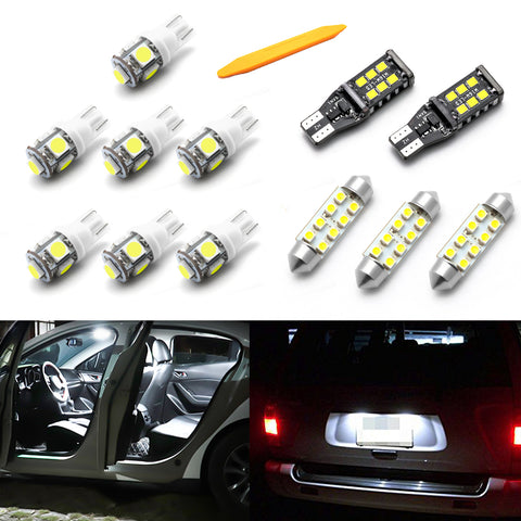 LED Light Kit for Chevy Silverado 1999-2006 Interior or GMC Sierra 1999-2006 Package Cargo License 12x