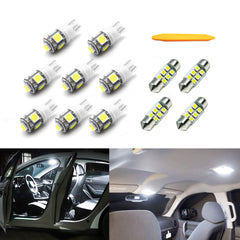 For Honda Accord 2013-2019 12PCS LED Light Bulbs License Plate Interior Package