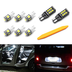 For Honda Civic 2013-2021 White LED Interior,License,Backup Light Bulbs + Tool