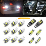 White LED Interior Light Bulbs Package Kit for Toyota Tundra 2007-2018 2019 2020