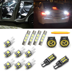 For Toyota Tundra 2014-2021 White LED Interior + License + Reverse Lights Bulbs