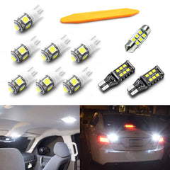 White LED Interior Reverse Light Package Kit for Toyota RAV4 2016-2019 2020 Tool