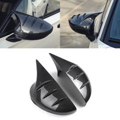 Carbon Fiber Pattern Rearview Side Mirror Cover Protector For Honda Civic 11th