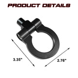 Sport Black JDM Style Anodized Aluminum Tow Hook Ring For Acura TLX 2015-2018