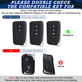 Red Soft TPU Full Protect Smart Remote Control Key For Lexus NX RX 250 GS IS RC 300