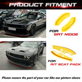 Yellow Bumper Lip Corner Spoiler Trim For Dodge Challenger Scat Pack R/T GT SRT