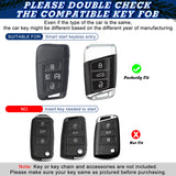 Purple Black Soft TPU Full Protect Remote Key Fob Cover For VW Passat Jetta 3/4 Button