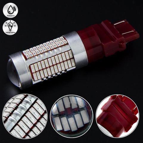 3157 White/Amber/Red Projector Lens 106-SMD LED Bulbs for Turn Signal Parking Corner Lights