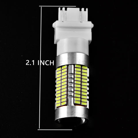3157 White/Amber/Red Projector Lens 106-SMD LED Bulbs for Turn Signal Parking Corner Lights