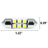 White LED Interior + Reverse Light Bulbs Package Kit for Nissan Titan 2004-2015