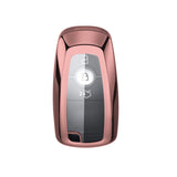 Pink TPU Full Protect Remote Smart Key Fob Cover For Ford Mustang F-150 F-250