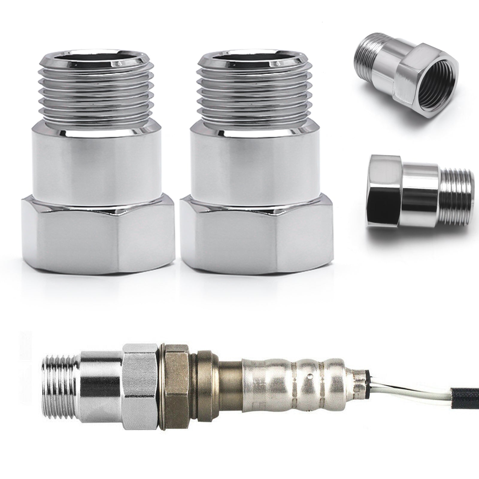 Prolunga Sensore Ossigeno Yctze M18x1.5 - Adattatore 55mm In Acciaio Inox Per Auto - Foto 11