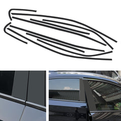 Window Trim Chrome Delete Blackout Overlay Pre-cut Genuine Vinyl KK For Toyota Camry 2018-2023 - Carbon Fiber Pattern