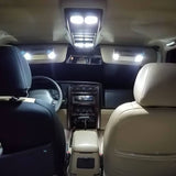 White LED Interior Light + License + Trunk Cargo Pkg For GMC Sierra 1500 2007-13