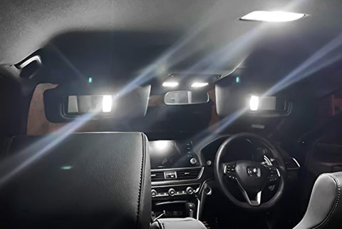 White Interior Dome Map License LED Lights Package Kit For Kia Optima 2011-2019