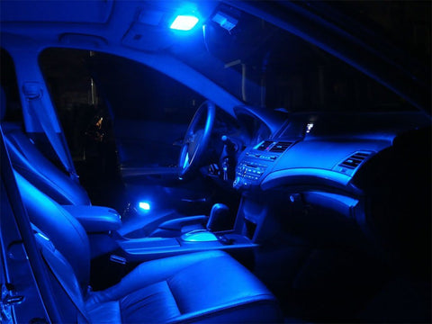 2009 - 2012 Mazda6 Mazdaspeed6 6-Light LED Full Interior Lights Package Kit White \ Blue