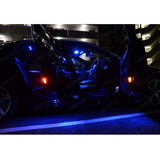 2013-2015 Chevy Malibu 7x Light Bulbs SMD Interior LED Lights Package Kit White\ Blue