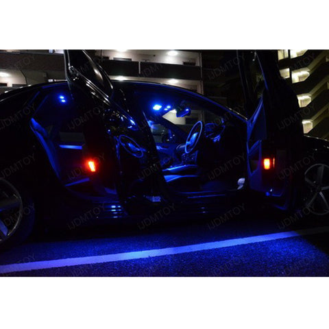 2007 - 2012 Dodge Caliber 6-Light LED Full Interior Lights Package Kit  White\ Blue