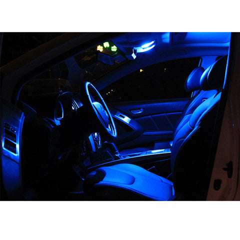 4pcs LED Full Interior Lights Package Kit for 2009 - 2012 Toyota FJ Cruiser  [White\ Blue]