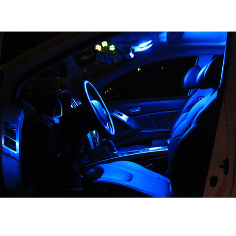6-Light LED SMD Full Interior Lights Package Kit White\ Blue for Toyota Corolla 2008 - 2013