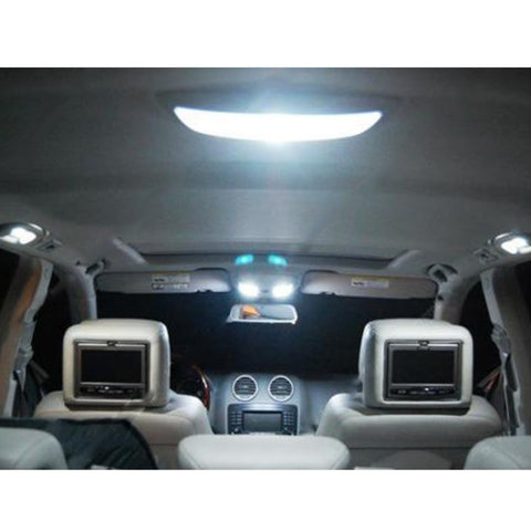 2010-2014 Chevy Equinox 7x Light Bulbs SMD Interior LED Lights Package Kit White\ Blue
