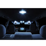 2003 - 2009 Mercedes W209 CLK-Class 6x-Light LED Full Interior Lights Package Kit White\ Blue