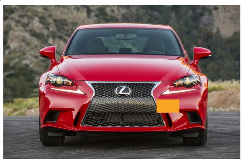 Black/ Gold/ Red Aluminum Bumper Tow License Plate Mount Bracket Direct Fit for Lexus IS 2006-2018, Lexus CT 2011-2017