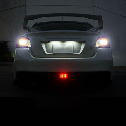 12x White LED Interior Light Package Back Up License Kit For Acura TSX 2009-2014