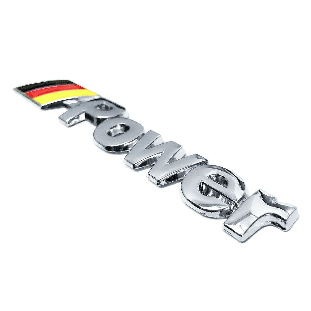 Deutschland Germany Black Silver plastic car emblem decal sticker cres –  Car Chrome Decals