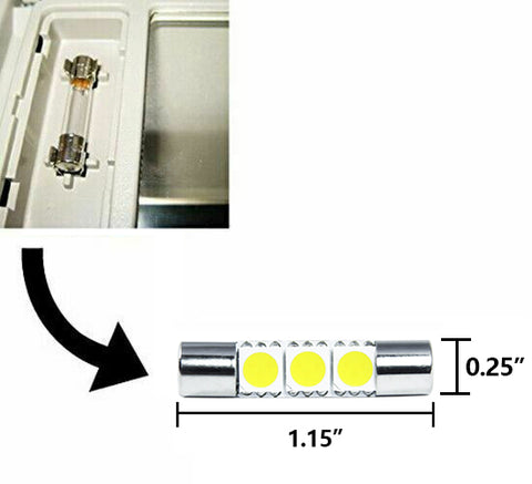 White LED Interior,Reverse,License Plate Light Bulb+Tool For Toyota Tacoma 05-15