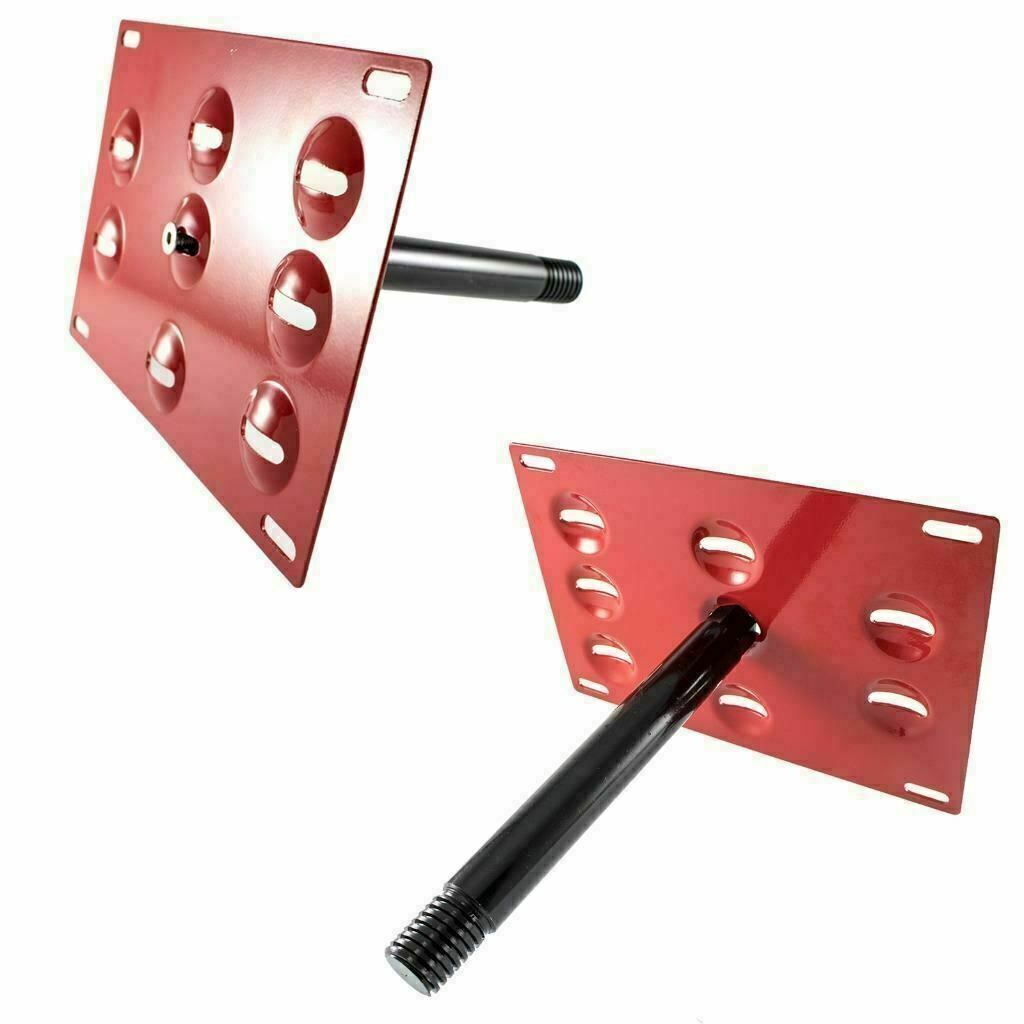 TL Front Bumper Tow Hook License Plate Relocator – Fits BMW 1, 3, 5 Series, X5, X6 (Texture Black)