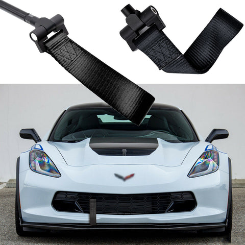 For Chevy Corvette Z06 ZR1 Z51 14-19 Racing Sport Towing Strap Tow Hole Adapter