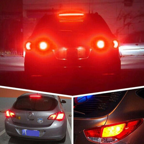 1156 5007 7506 BA15S LED Tail Brake Stop Light Rear Turn Signal Pure Red Bulbs