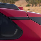 Glossy Black Exterior Front Window A-Pillar Rear Window C-Pillar Spoiler Window Pillar Accessories Cover Trim Combo Kit, Compatible with Toyota Rav4 2019-2024