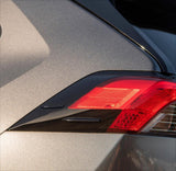 Glossy Black Rear Taillight Trunk Upper Lid Cover Trim For Toyota RAV4 2019-2024